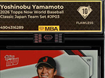 2026 Topps Now World Baseball Classic Yoshinobu Yamamoto #JP03 Japan Team Set MBA 10