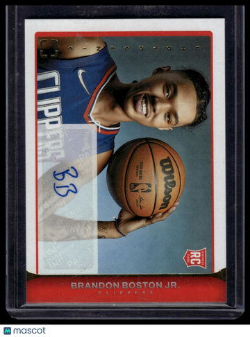 2021-22 Panini Photogenic Brandon Boston Jr. #RS-BJR Rookie Signatures AU