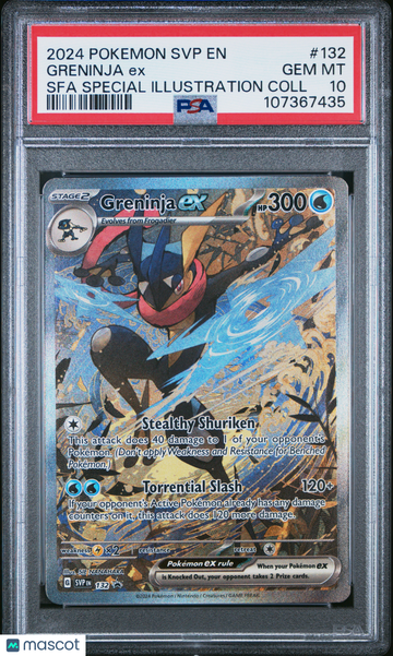Scarlet & Violet Promos Greninja ex Holo Black Star Promo PSA 10 #132