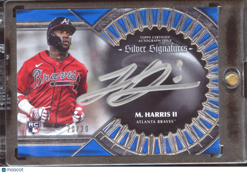 2023 Topps Five Star Silver Signatures Michael Harris II #SS-MH Blue /20 RC