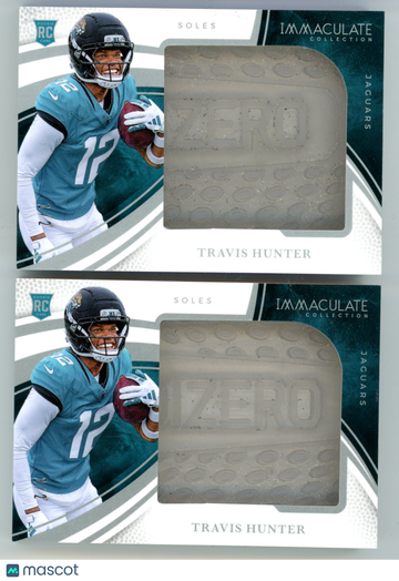 2025 Panini Immaculate Collection Travis Hunter #RJL-THR Soles RC Memorabilia