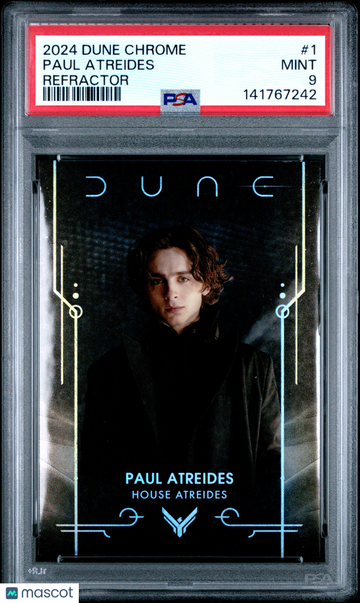 2024 Topps Chrome Dune Paul Atreides #1 PSA 9