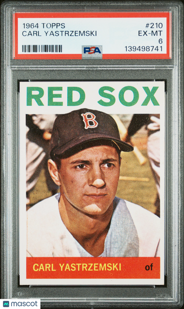 1964 Topps Carl Yastrzemski #210 PSA 6