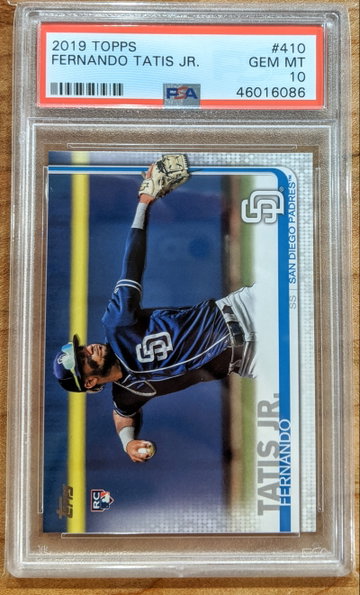 2019 Topps Series 2 Fernando Tatis Jr. 410 PSA 10