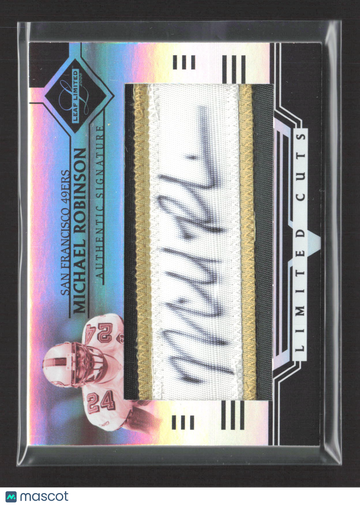 2006 Donruss Playoff Leaf Limited Limited Cuts Michael Robinson #LC-23 /30 Authentic Signature