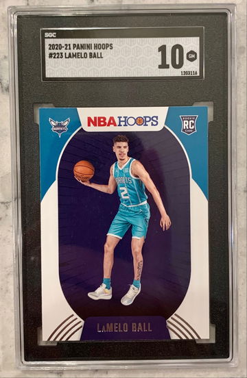 2020 LaMelo Ball NBA Hoops rookie SGC 10