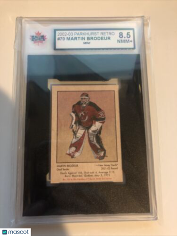 2002-03 Parkhurst Retro Martin Brodeur KSA 8.5