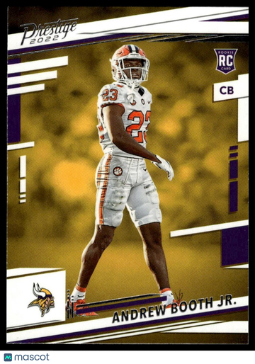 2022 Panini Prestige Andrew Booth Jr. #332 RC