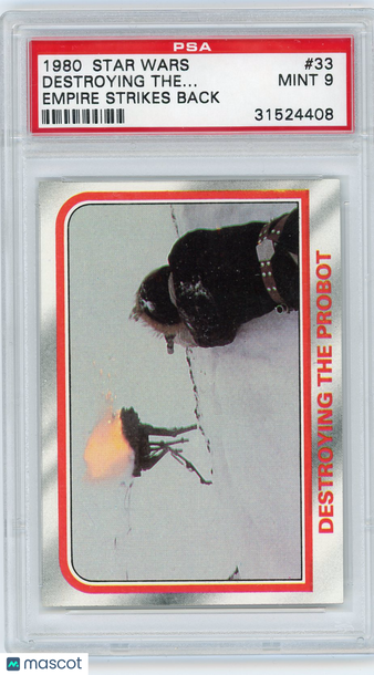 1980 Star Wars Empire Strikes Back Destroying The.. . #33 PSA 9