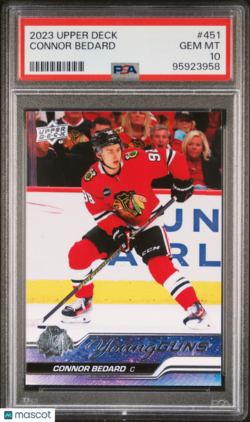 2023 Upper Deck Connor Bedard #451 PSA 10