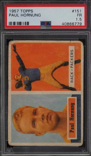 1957 Topps #151 Paul Hornung PSA 1.5 