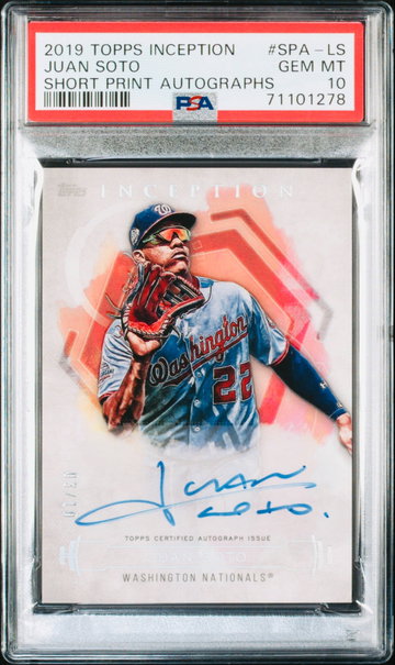 Juan Soto SSP RC PSA 10 POP 1 Photo Variation