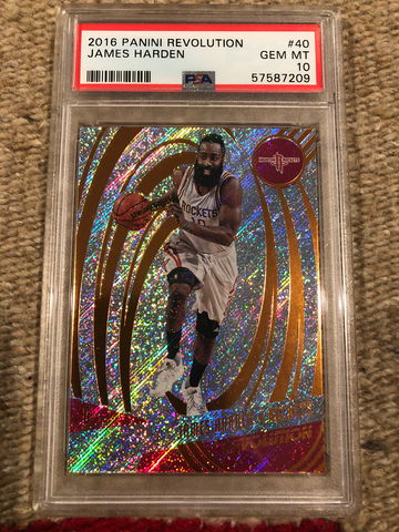 2016 Panini Revolution James Harden! PSA 10 Gem Mint! #40 Houston Rockets