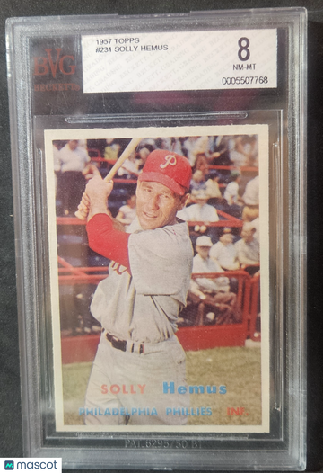 1957 Topps Solly Hemus #231 BVG 8
