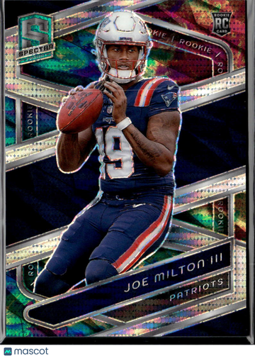 Joe Milton III 2024 Panini Spectra Prizm RC /99 New England Patriots