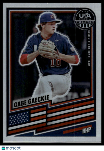 2026 Panini Stars & Stripes Prizm USA Baseball Gabe Gaeckle #77