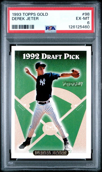 1993 Topps Gold Derek Jeter #98 PSA 6