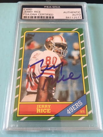 1986 Topps Reprint Jerry Rice