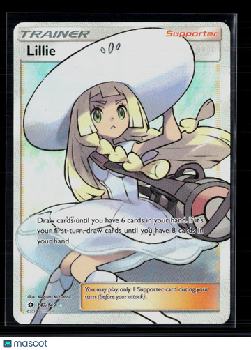 2017 Sun & Moon Lillie Holo Ultra Rare FA #147/149
