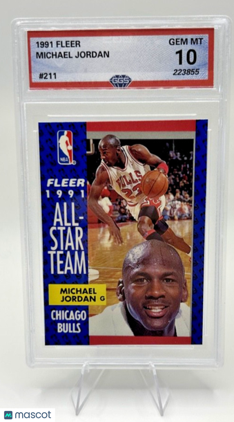 1991-92 Fleer Michael Jordan #211 [Base] Base Set 10
