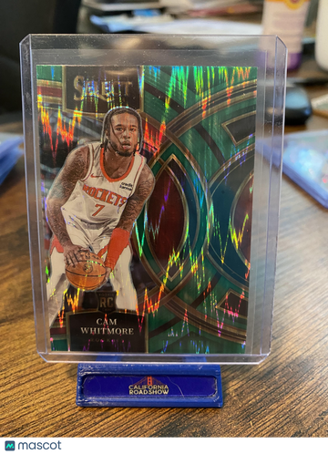 2023-24 Panini Select Cam Whitmore #118 Green Shock Prizms