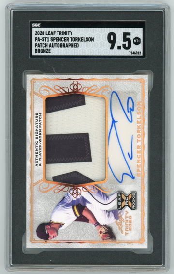 2020 Leaf Trinity PA-ST1 Spencer Torkelson Rookie Patch Autograph Bronze SGC 9.5 RPA