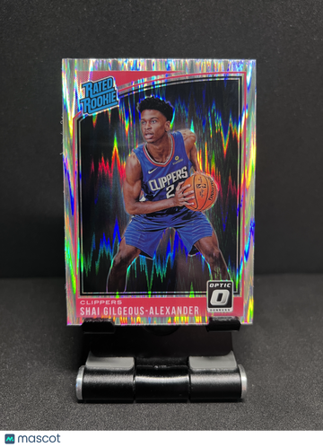 2018 DONRUSS OPTIC SHAI GILGEOUS-ALEXANDER SHOCK FLASH RC RATED ROOKIE
