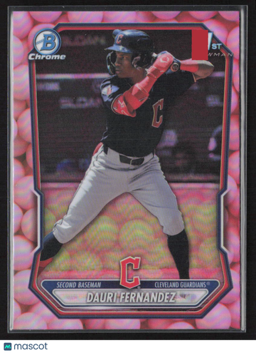 2026 Bowman Chrome Dauri Fernandez #BCP-116 Pink Bubble Refractor