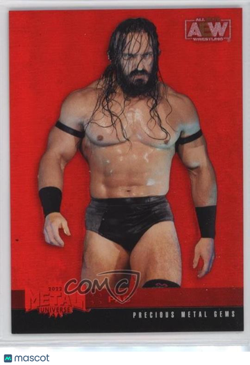 2022 Skybox Metal Universe AEW All Elite Wrestling - [Base] - Pre Pac #56 Precious Metal Gems Red 052/100
