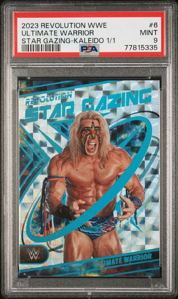 2023 Revolution WWE | Ultimate Warrior | Star Gazing Kaleido 1/1 | PSA 9