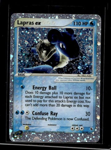 2003 Pokemon EX Ruby Sapphire #99/109 Lapras EX Holo