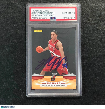 2009-10 Panini Jeff Pendergraph #381 Rookie PSA 10