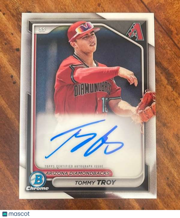 2024 Bowman - Chrome Prospects Autographs Tommy Troy #CPA-TT