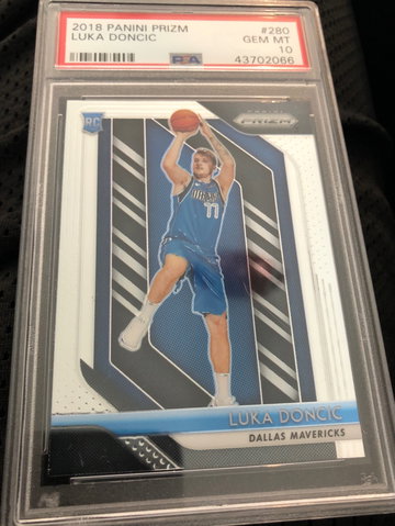 Luka Doncic Prizm Rookie 2019-20 PSA 10 gem mint 280