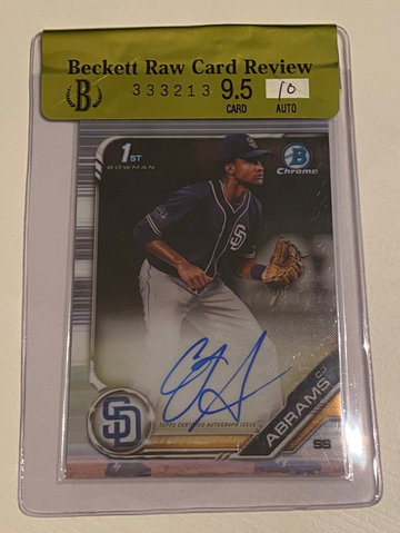 2019 Bowman Draft CJ Abrams