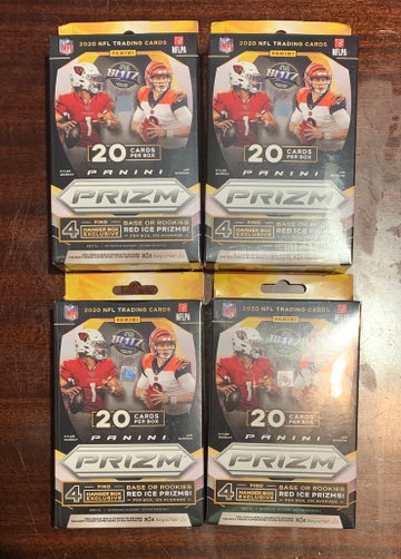 2020 Prizm Football Hanger Lot of 4