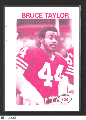 1972 Topps Bruce Taylor Blank Back