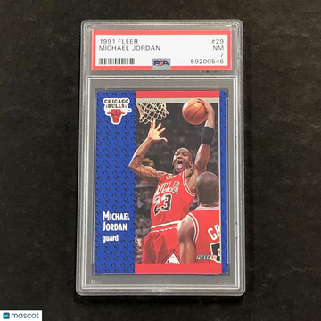 1991 Fleer Michael Jordan #29 PSA 7