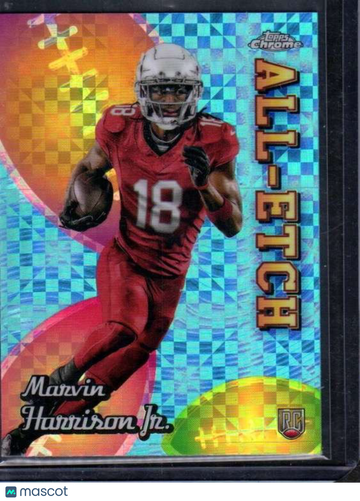 2024 Topps Chrome - Chrome All-Etch Marvin Harrison Jr. #CAE-MH