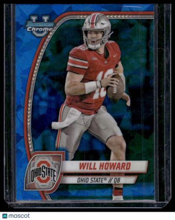 2024 Bowman University Chrome Sapphire Will Howard #182