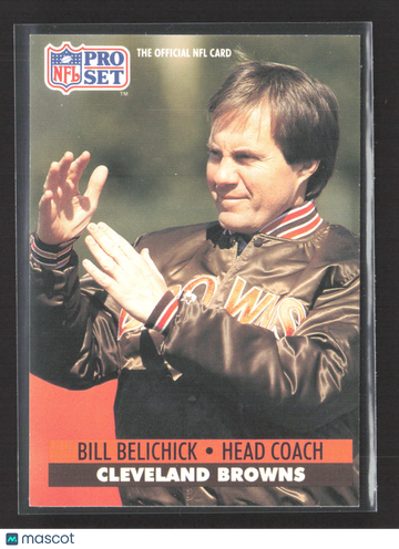 1991 Pro Set Bill Belichick #126