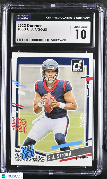 2023 Donruss C.J. Stroud C. J. Stroud #339 [Base] Rookie CGC 10 Donruss