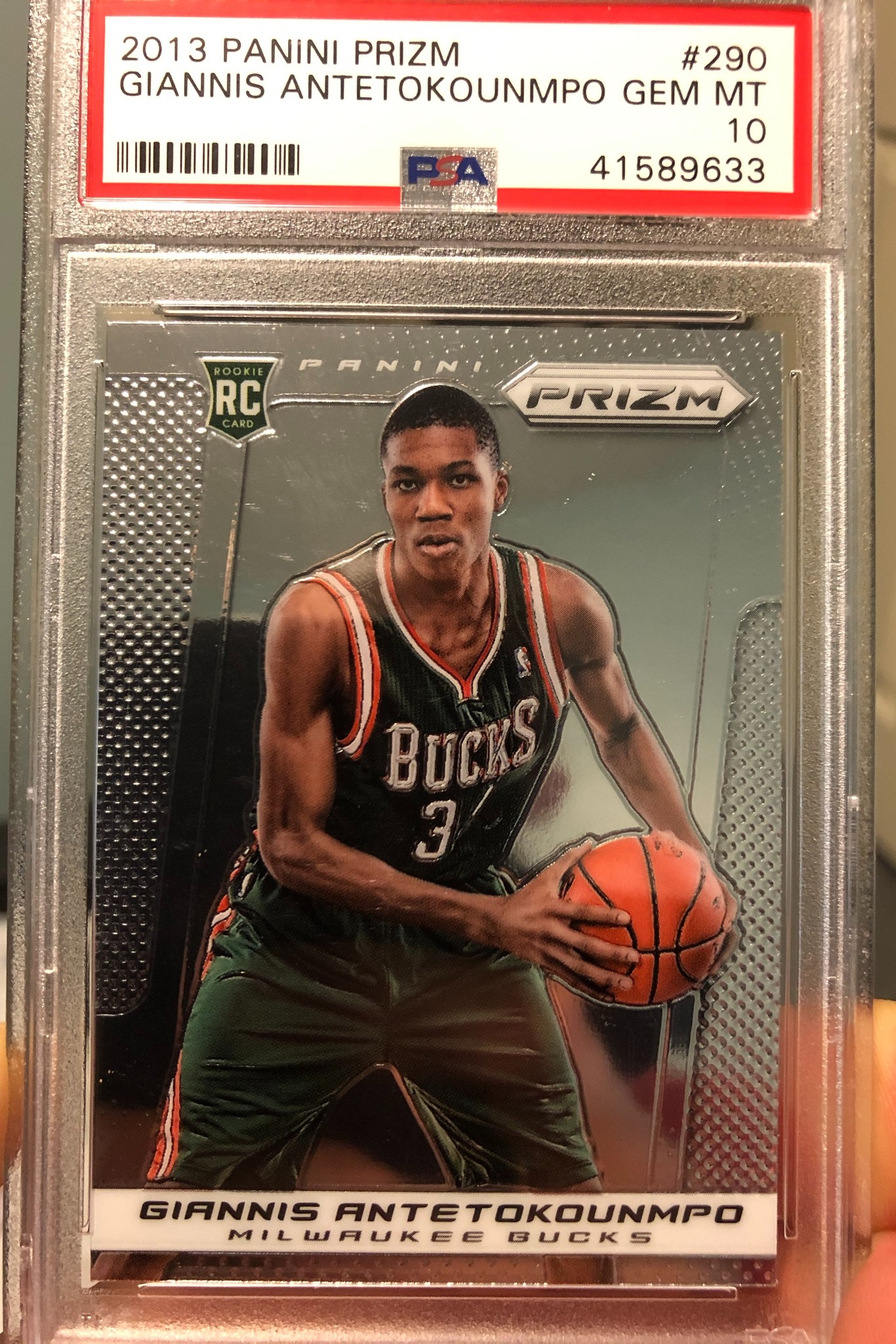 Giannis 2013 Prizm PSA 10