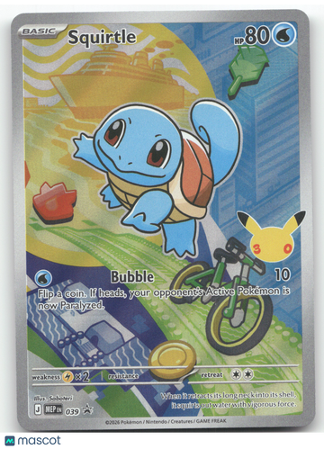 2026 Mega Evolution Squirtle Black Star Promo #039