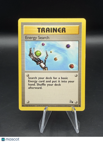 Pokemon 1999 Fossil Energy Search #59/62 - Near Mint or Better