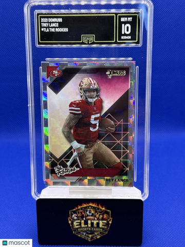 2021 Donruss Trey Lance #TR-TLA The Rookies GMA 10
