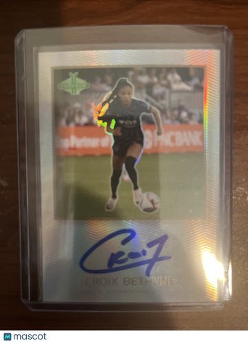 2024 Parkside NWSL Pacific Croix Bethune #PS-CB Chrome Refractor Short Print Insert