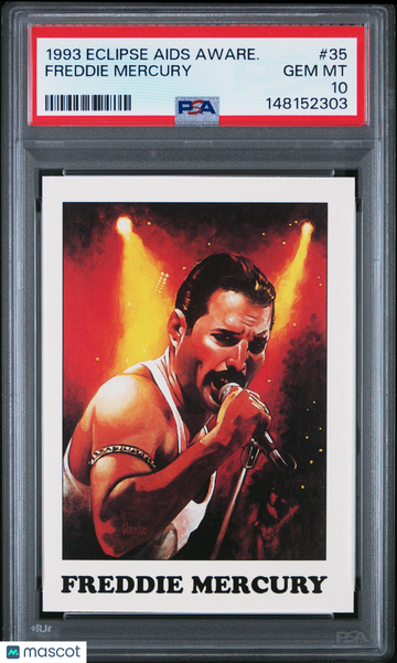 1993 Eclipse Aids Awareness Freddie Mercury #35 PSA 10