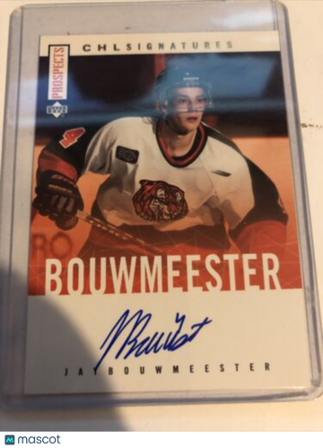 2000-01 Upper Deck Prospects CHL Jay Bouwmeester None Ungraded