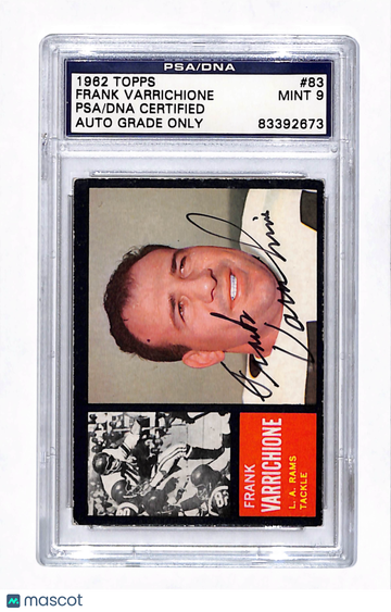 1962 Topps Frank Varrichione #83